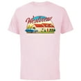 thumbnail image 1 of Marvel WandaVision Westview Retro Standard - Short Sleeve Cotton T-Shirt for Adults - Customized-Soft Pink, 1 of 5