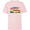 thumbnail image 1 of Marvel WandaVision Westview Retro Standard - Short Sleeve T-Shirt for Kids - Customized-Soft Pink, 1 of 5