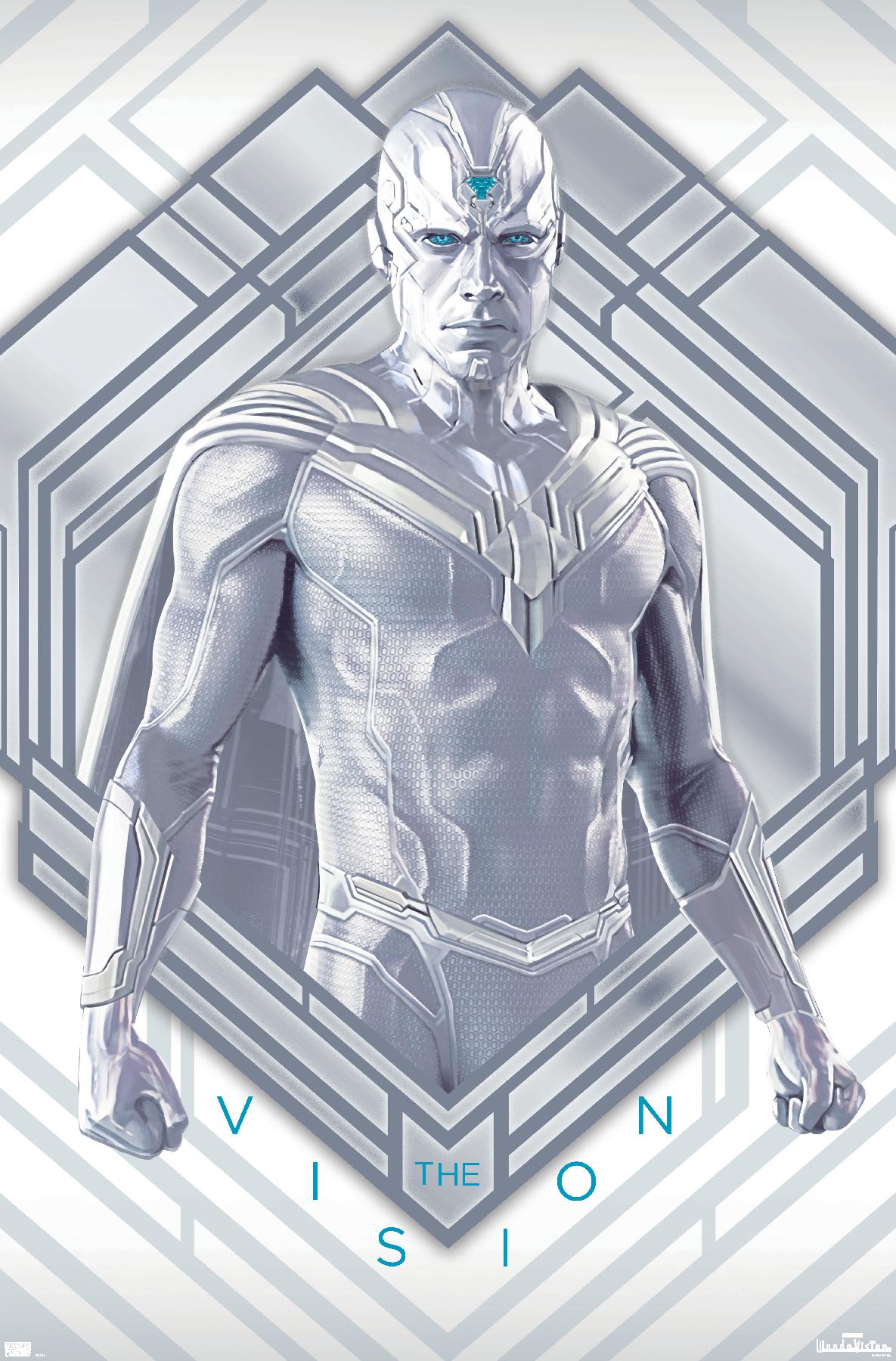 Marvel WandaVision - White Vision Wall Poster, 22.375" x 34"