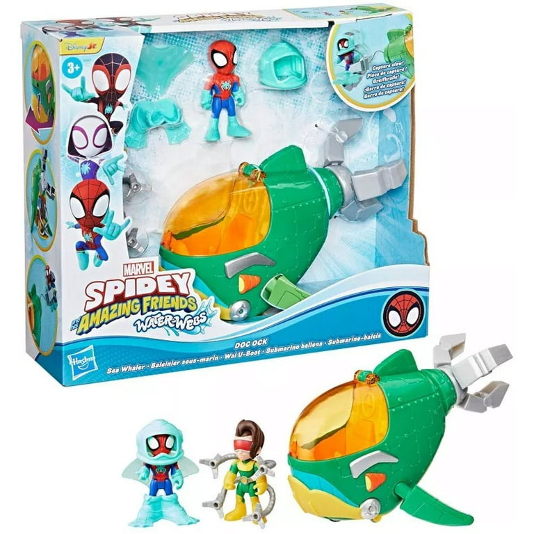 Marvel Water-Webs Doc Ock Sea Whaler Playset - Walmart.com