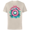 thumbnail image 1 of Marvel We Are Groot Captain America We Are Legendary - Short Sleeve Cotton T-Shirt for Adults - Customized-Natural, 1 of 5