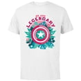 thumbnail image 1 of Marvel We Are Groot Captain America We Are Legendary - Short Sleeve Cotton T-Shirt for Adults - Customized-White, 1 of 5