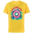 thumbnail image 1 of Marvel We Are Groot Captain America We Are Legendary - Short Sleeve Cotton T-Shirt for Adults - Customized-Yellow, 1 of 5