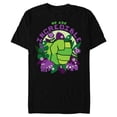 thumbnail image 1 of Marvel We Are Groot Hulk We Are Incredible - Short Sleeve Blended T-Shirt for Adults - Customized-Black, 1 of 5