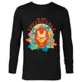 thumbnail image 1 of Marvel We Are Groot Iron Man We Are Invincible - Long Sleeve T-Shirt for Men - Customized-Black, 1 of 5