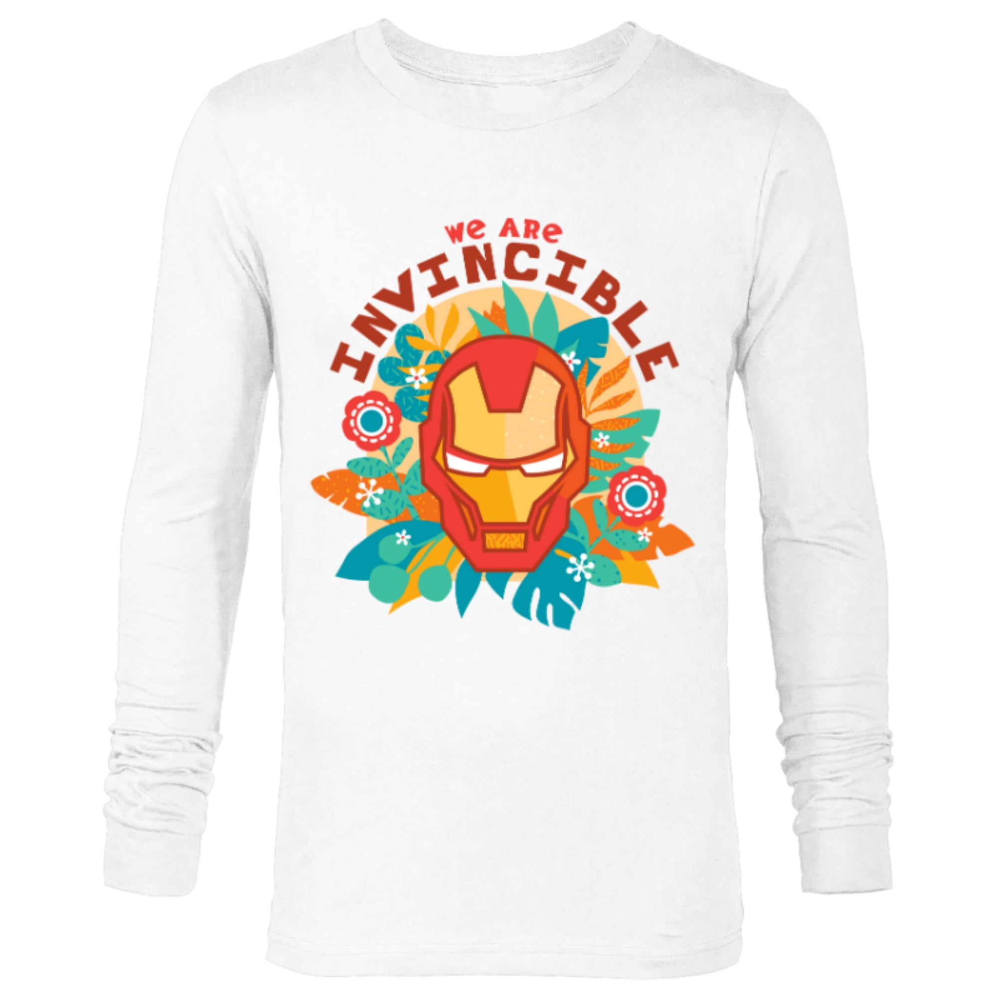Marvel We Are Groot Iron Man We Are Invincible - Long Sleeve T-Shirt for Men - Customized-White