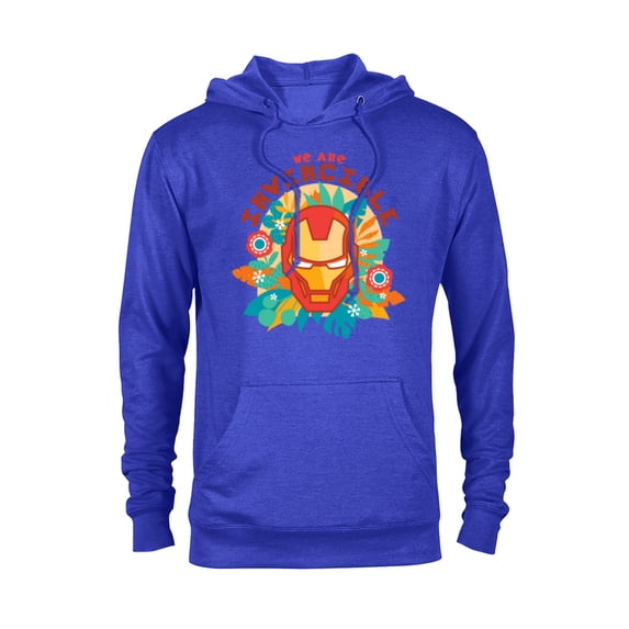 Marvel We Are Groot Iron Man We Are Invincible - Pullover Hoodie for Adults - Customized-Royal