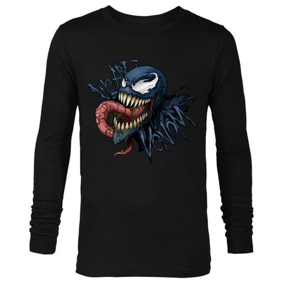 Marvel We Are Venom Eddie Brock - Long Sleeve T-Shirt for Men - Customized-Black