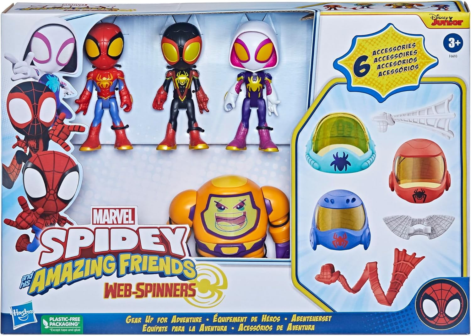 Marvel Web-Spinners Gear Up For Adventure Action Figure 10-Pack