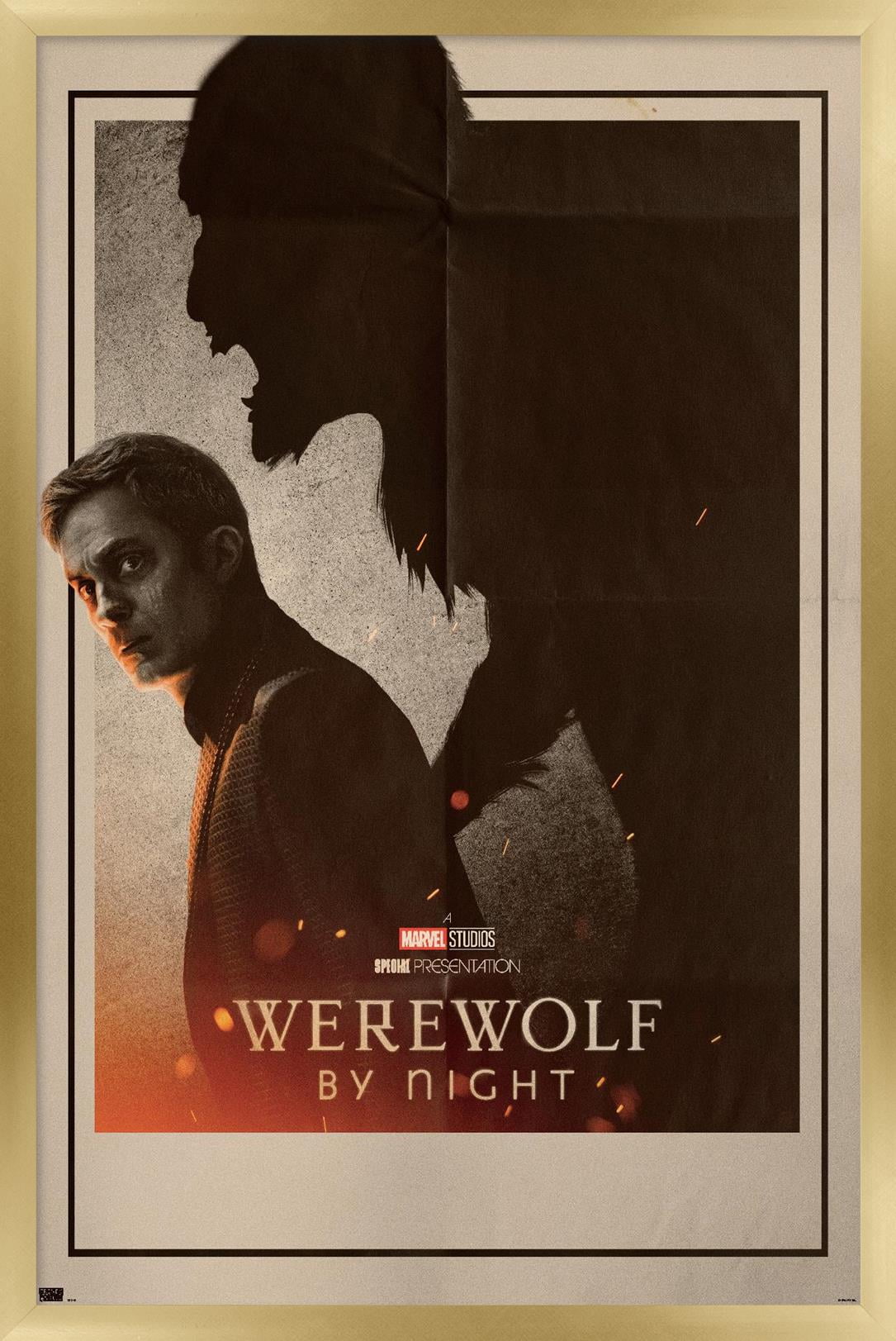 Marvel Werewolf By Night - One Sheet Wall Poster, 14.725" x 22.375" Framed