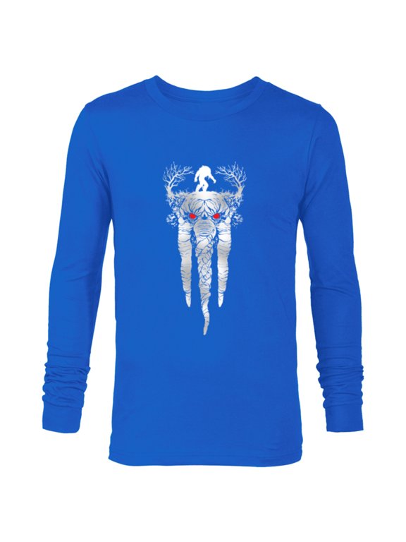 Werewolf by Night Man-Thing Illustrated Disney+ - Long Sleeve T-Shirt for Men - Customized-Navy