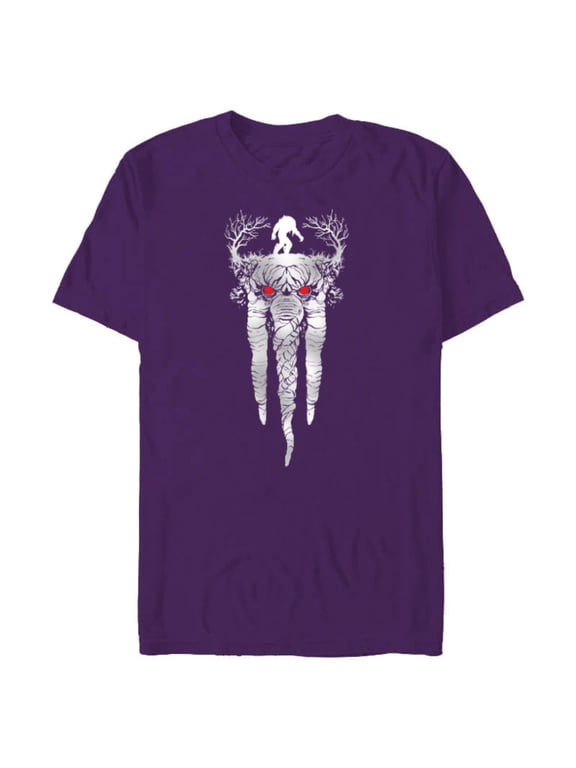 Werewolf by Night Man-Thing Illustrated Disney+ - Short Sleeve Blended T-Shirt for Adults - Customized-Purple