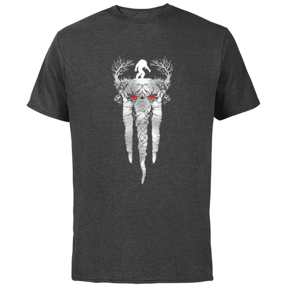 Marvel Werewolf by Night Man-Thing Illustrated Disney+ - Short Sleeve Cotton T-Shirt for Adults - Customized-Charcoal