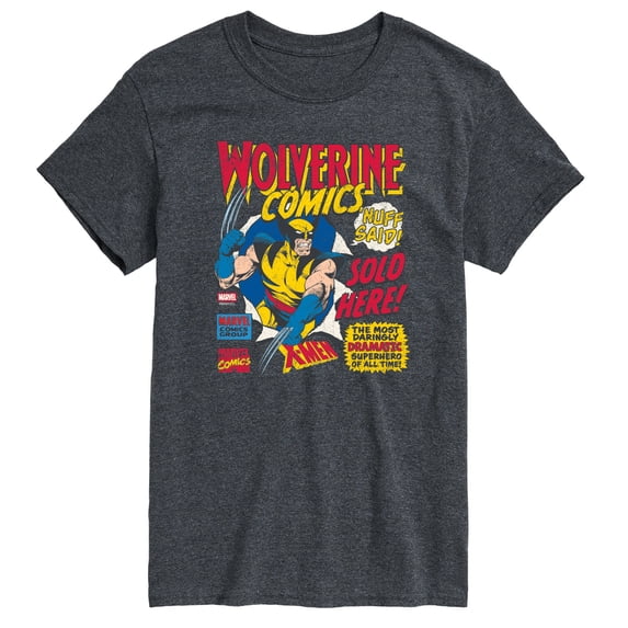 Marvel - Wolv Comics Ad - Men's Short Sleeve Graphic T-Shirt