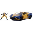 thumbnail image 1 of Jada Toys - 1:24 Marvel - Hollywood Rides - 2020 Corvette C8 with Wolverine Figure, 1 of 3
