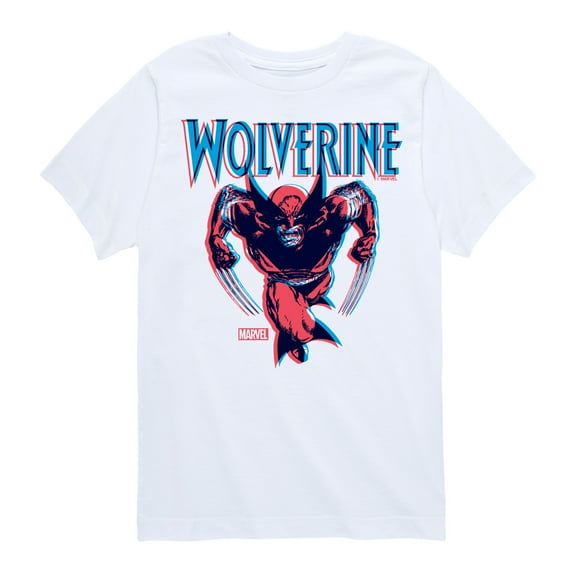Marvel Wolverine - 3D Comic Style - Toddler and Youth Short Sleeve Graphic T-Shirt