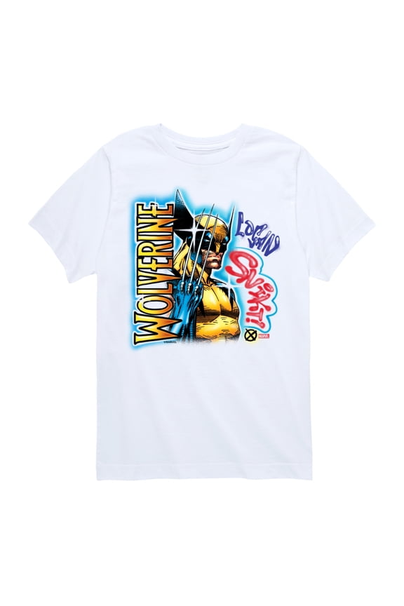 Wolverine - 90S Graffiti Style - Toddler and Youth Short Sleeve Graphic T-Shirt