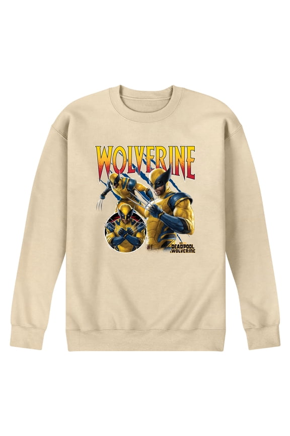 - Wolverine Bootleg - Men's Crew Fleece Sweatshirt