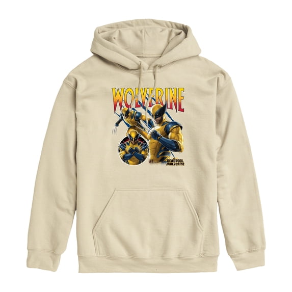 Marvel - Wolverine Bootleg Men's Graphic Fleece Pullover Hoodie