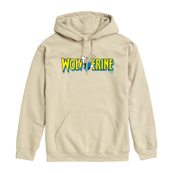 Marvel - Wolverine Claw Logo Horizontal Chest - Men's Fleece Hoodie Sweatshirt