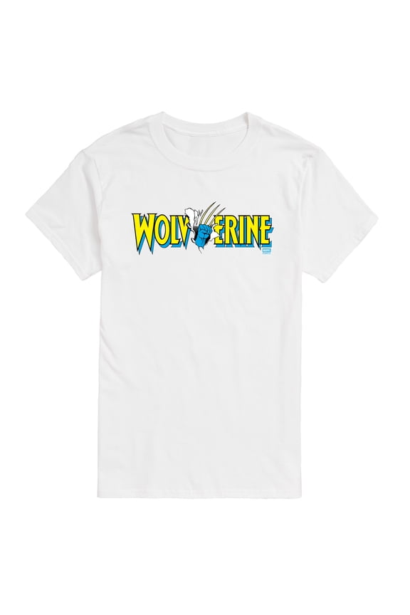 - Wolverine Claw Logo Horizontal Chest - Men's Short Sleeve Graphic T-Shirt