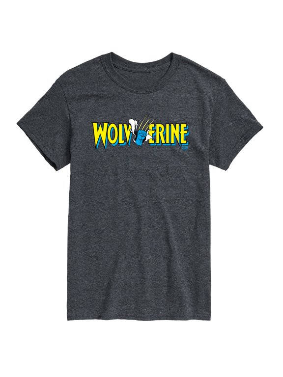 - Wolverine Claw Logo Horizontal Chest Men's Short Sleeve Graphic T-Shirt