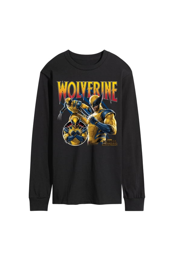 Wolverine - Collage - Men's Long Sleeve Graphic T-Shirt