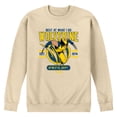 thumbnail image 1 of Marvel - Wolverine Collegiate Scratch - Men's Crew Fleece Sweatshirt, 1 of 3