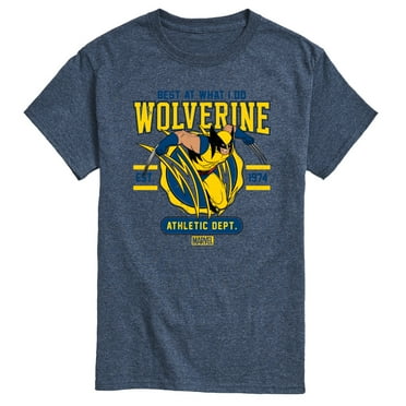 Marvel Wolverine - Collegiate Scratch - Men's Short Sleeve Graphic T-Shirt