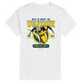 thumbnail image 1 of Marvel Wolverine - Collegiate Scratch - Men's Short Sleeve Graphic T-Shirt, 1 of 5