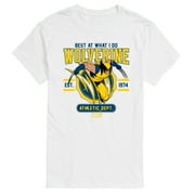 Marvel - Wolverine Collegiate Scratch Mens Short Sleeve Graphic T-Shirt