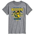 thumbnail image 1 of Marvel Wolverine - Collegiate Scratch - Men's Short Sleeve Graphic T-Shirt, 1 of 5