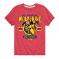 thumbnail image 1 of Marvel Wolverine - Collegiate Scratch - Toddler and Youth Short Sleeve Graphic T-Shirt, 1 of 5