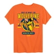thumbnail image 1 of Marvel Wolverine - Collegiate Scratch - Toddler and Youth Short Sleeve Graphic T-Shirt, 1 of 5