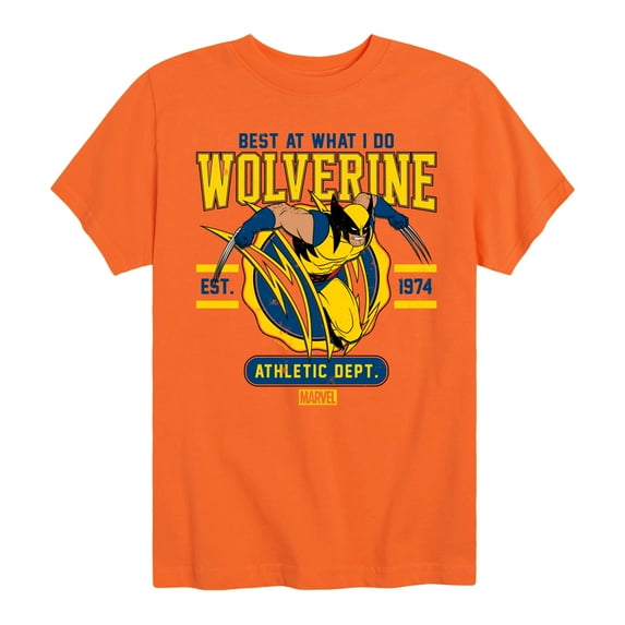 Marvel Wolverine - Collegiate Scratch - Toddler and Youth Short Sleeve Graphic T-Shirt