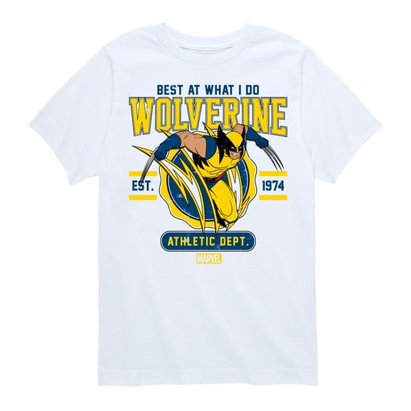 Marvel Wolverine - Collegiate Scratch - Toddler and Youth Short Sleeve Graphic T-Shirt