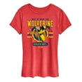 thumbnail image 1 of Marvel Wolverine - Collegiate Scratch - Women's Short Sleeve Graphic T-Shirt, 1 of 5