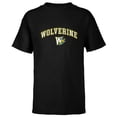 thumbnail image 1 of Marvel Wolverine Comic Art Letter W Retro Collegiate- Short Sleeve T-Shirt for Kids - Customized-Black, 1 of 5