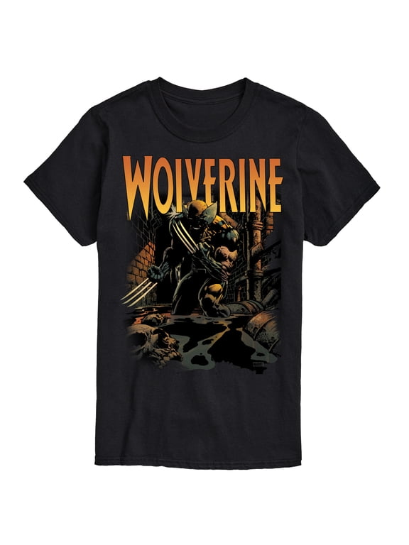 - Wolverine Comic Book Men's Short Sleeve Graphic T-Shirt