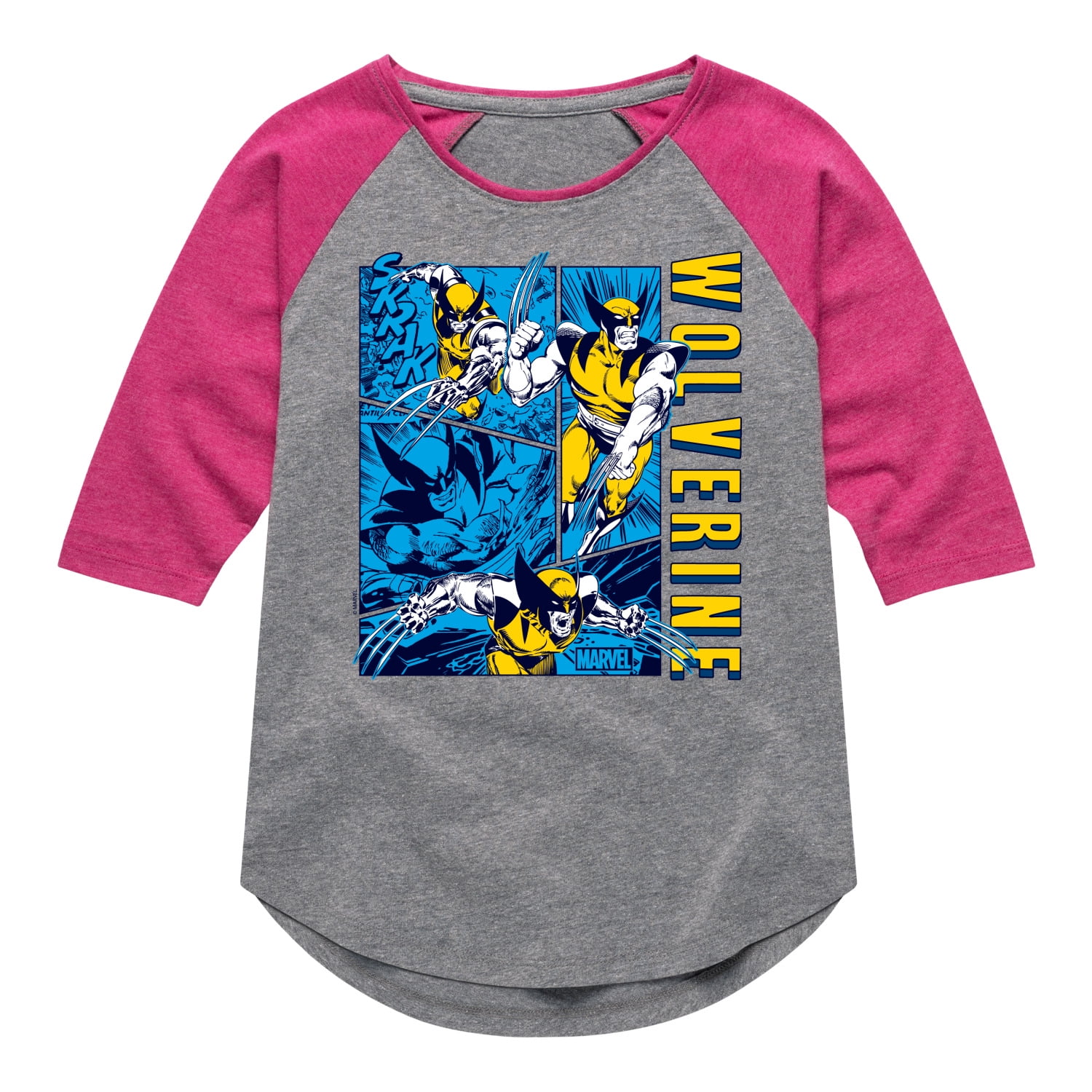 Tails Wolverin Marvel Wolverine - Comic Book Panels - Toddler and Youth Girls Shirt ...