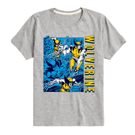 Marvel Wolverine - Comic Book Panels - Toddler and Youth Short Sleeve Graphic T-Shirt