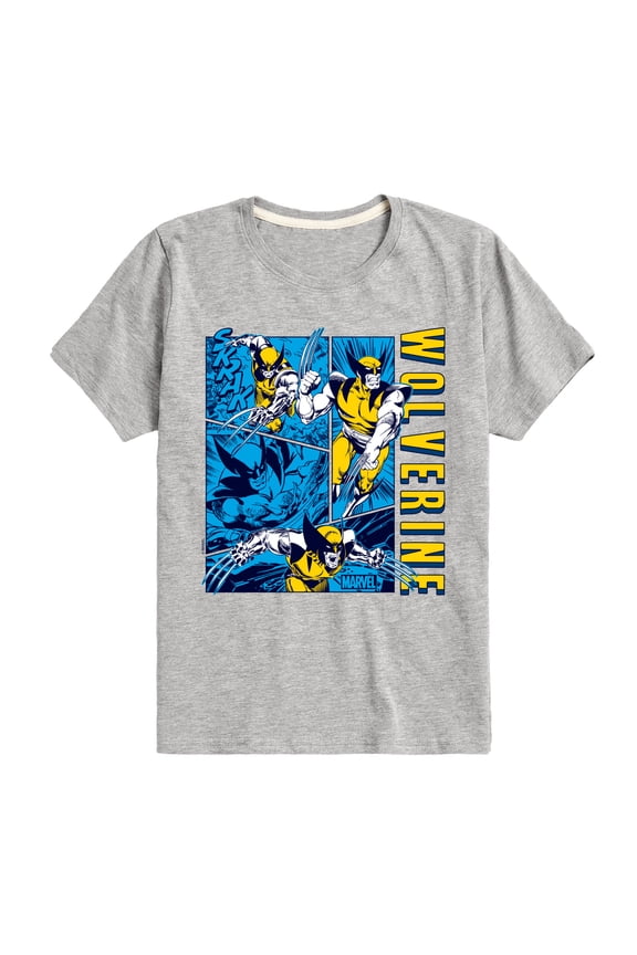 Wolverine - Comic Book Panels - Toddler and Youth Short Sleeve Graphic T-Shirt