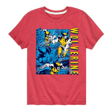 Marvel Wolverine - Comic Book Panels - Toddler and Youth Short Sleeve Graphic T-Shirt
