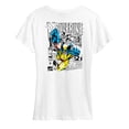 thumbnail image 1 of Marvel Wolverine - Comic Book Panels - Women's Short Sleeve Graphic T-Shirt, 1 of 5