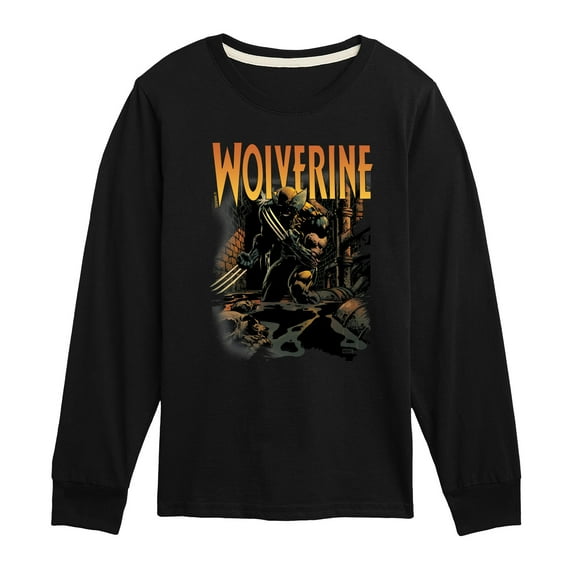 Marvel Wolverine - Comic Book - Toddler and Youth Long Sleeve Graphic T-Shirt