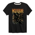 thumbnail image 1 of Marvel Wolverine - Comic Book Toddler and Youth Short Sleeve Graphic T-Shirt, 1 of 5