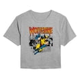thumbnail image 1 of Wolverine - Wolverine Comic - Juniors Cropped Graphic T-Shirt, 1 of 4