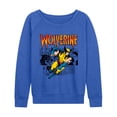 thumbnail image 1 of Wolverine - Wolverine Comic - Women's French Terry Long Sleeve Pullover, 1 of 3