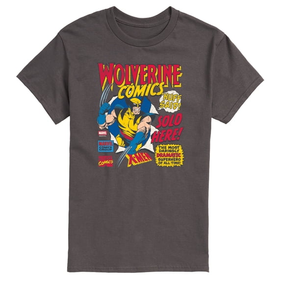 Marvel - Wolv Comics Ad - Men's Short Sleeve Graphic T-Shirt