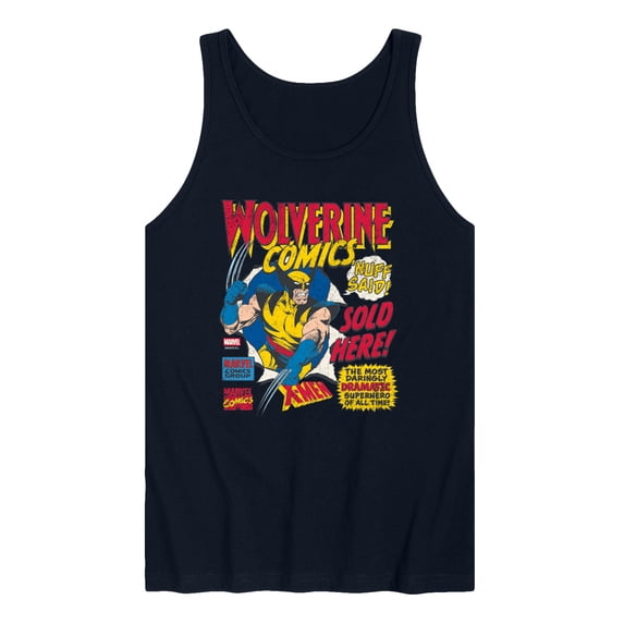 Marvel - Wolverine Comics Ad - Men's Sleeveless Graphic Tank